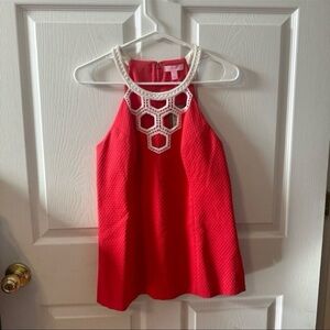 NWT Lilly Pulitzer Island Coral Annabelle Top size 10 women’s